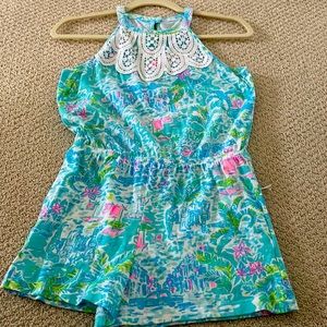 lilly pulitzer girls size 12/14 romper